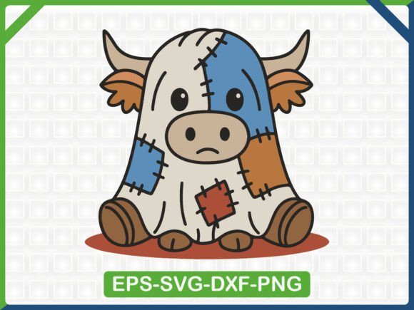 Download Cute Patchwork Cow Embroidery SVG Design - Embroidery svg Collection