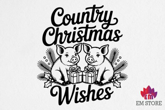 Download Country Christmas Wishes SVG Farmhouse - Farmhouse Collection