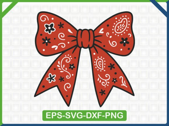 Download Paisley Bow Embroidery SVG Design - Embroidery svg Collection