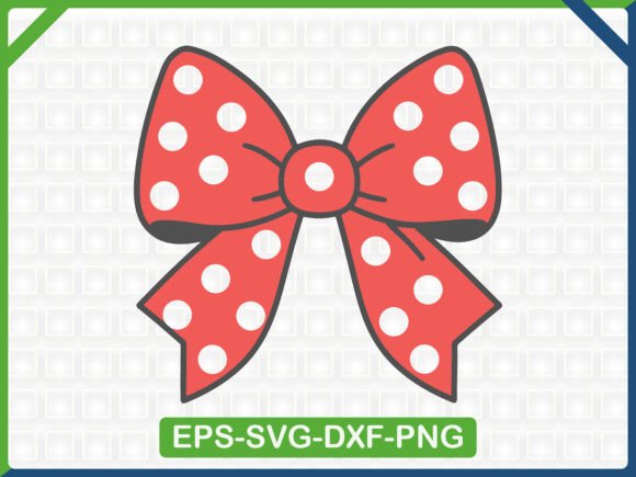 Download Red Polka Dot Bow Embroidery SVG Design - Embroidery svg Collection