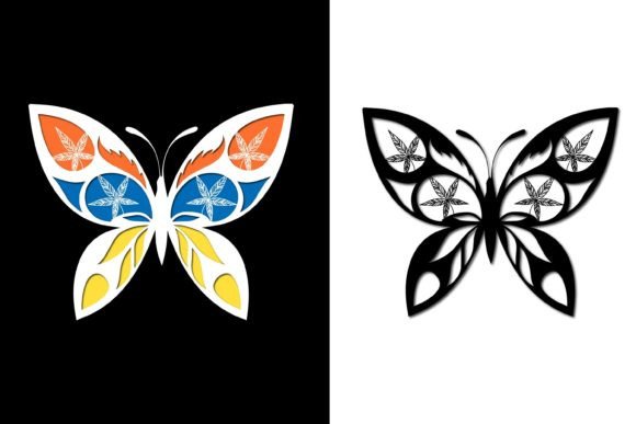 Download 3D Layered Butterflies SVG Cut Files - Layered butterflies Collection